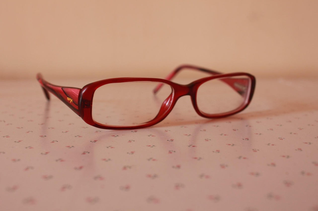 Danish eyewear frames close up