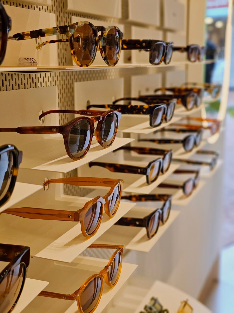independent eyewear frames boutique display